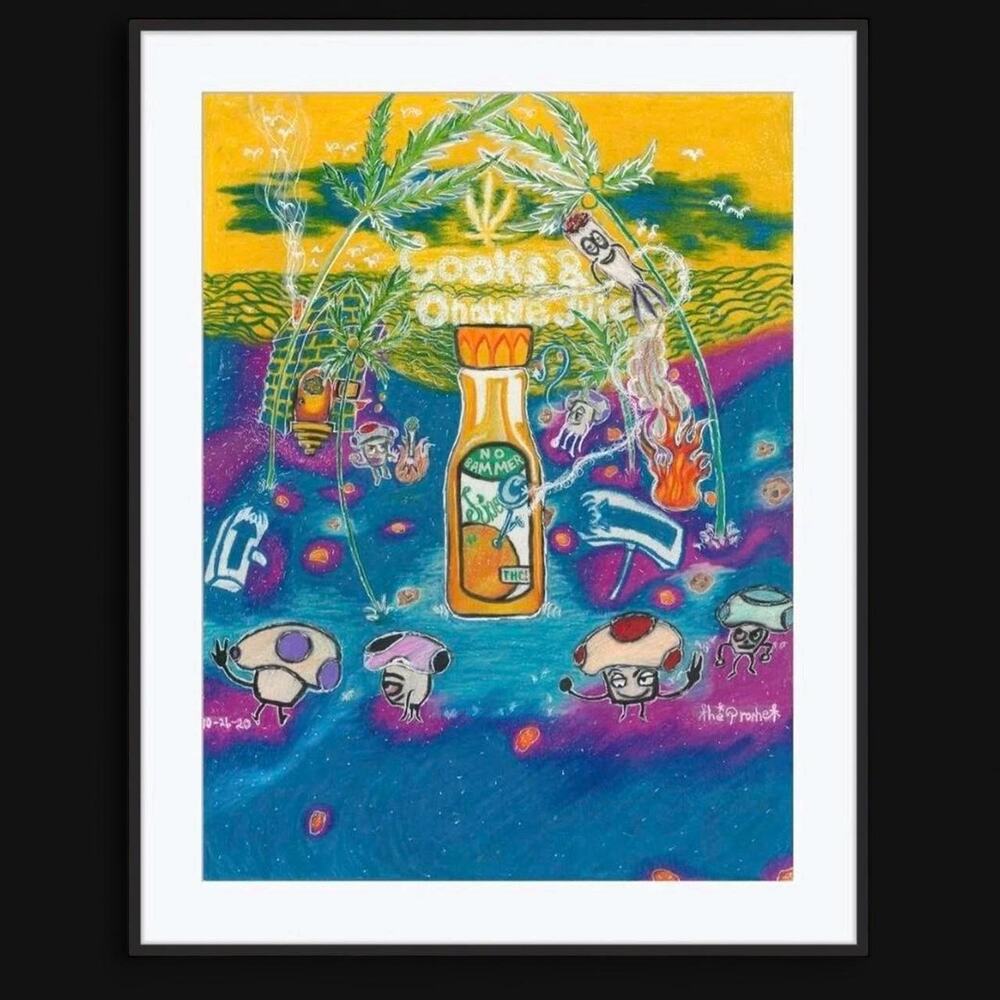 Psychedelic Colored Pencil Art
